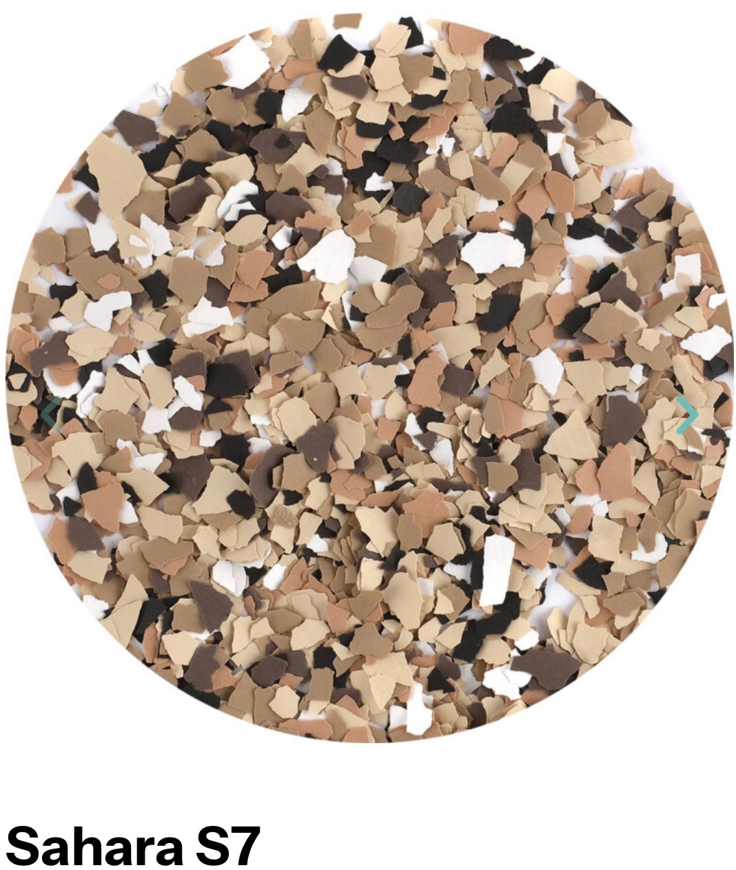 Sahara epoxy flake blend